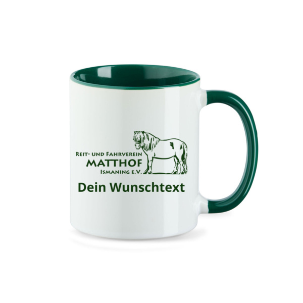 Druck mit Namen - Tasse zweifarbig Miniaturansicht
