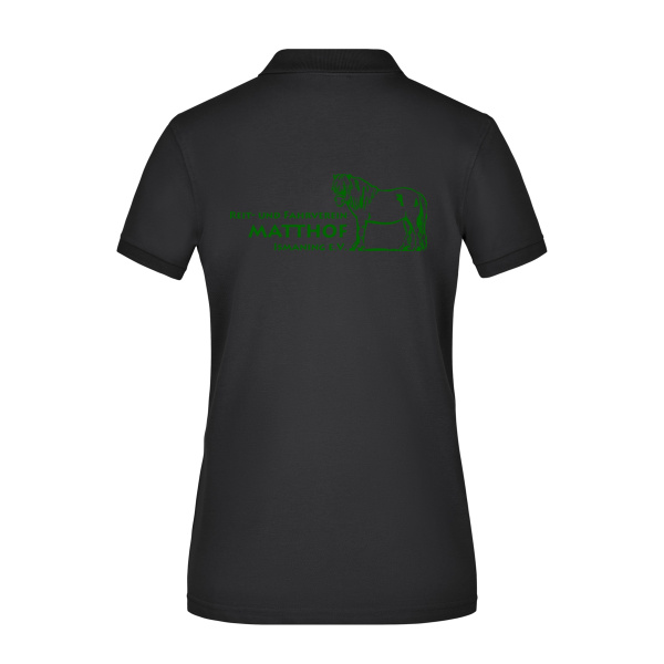 Rückendruck - Ladies' Pima Polo Miniaturansicht