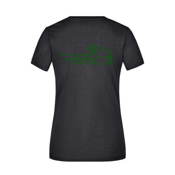 Rückendruck - Ladies' Slim Fit V-T Miniaturansicht