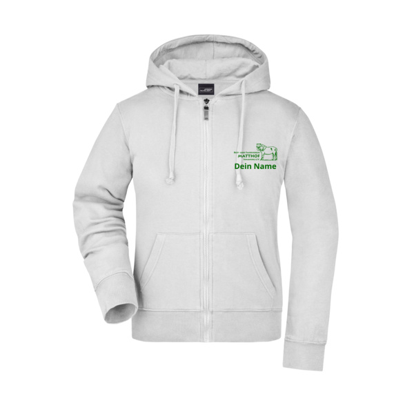 Brustdruck klein - Ladies' Hooded Jacket Miniaturansicht