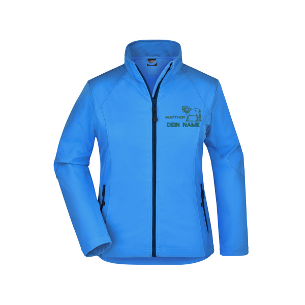 Brust- und Rückenstick - Ladies' Softshell Jacket Miniaturansicht