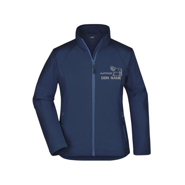 Brust- und Rückenstick - Ladies' Softshell Jacket Miniaturansicht