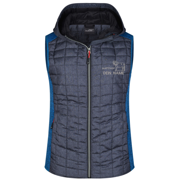 Brust- und Rückenstick - Ladies' Knitted Hybrid Vest Miniaturansicht