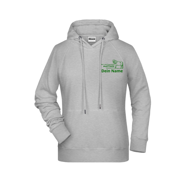 Brust- & Rückendruck - Ladies' Hoody Miniaturansicht