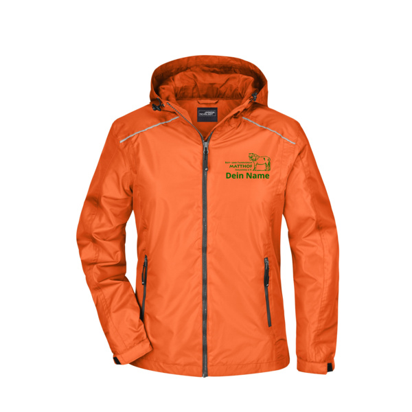 Brust- & Rückendruck - Ladies' Rain Jacket Miniaturansicht
