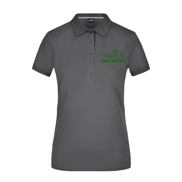 Brust- & Rückendruck - Ladies' Pima Polo Miniaturansicht