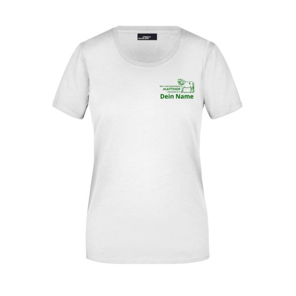 Brust- & Rückendruck - Ladies' Basic-T Miniaturansicht