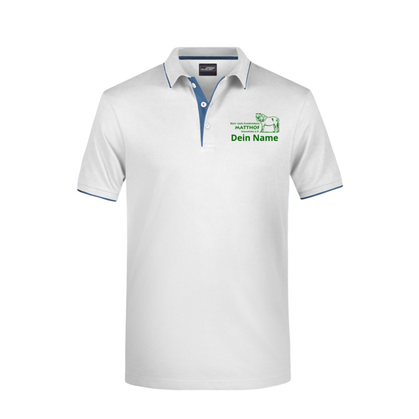 Brust- & Rückendruck - Men's Polo Stripe Miniaturansicht