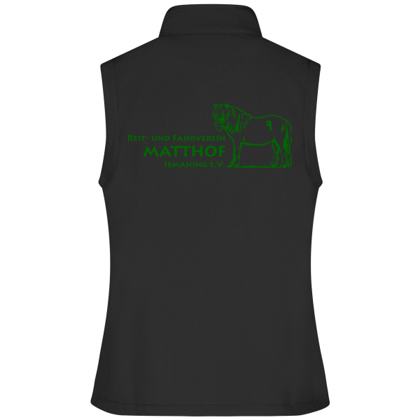 Rückendruck - Ladies' Promo Softshell Vest Miniaturansicht