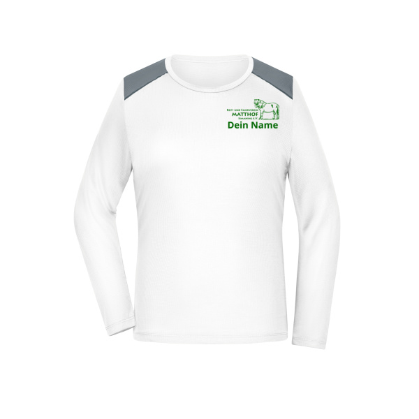 Brust- & Rückendruck - Ladies' Running Shirt Longsleeve  GRS Miniaturansicht