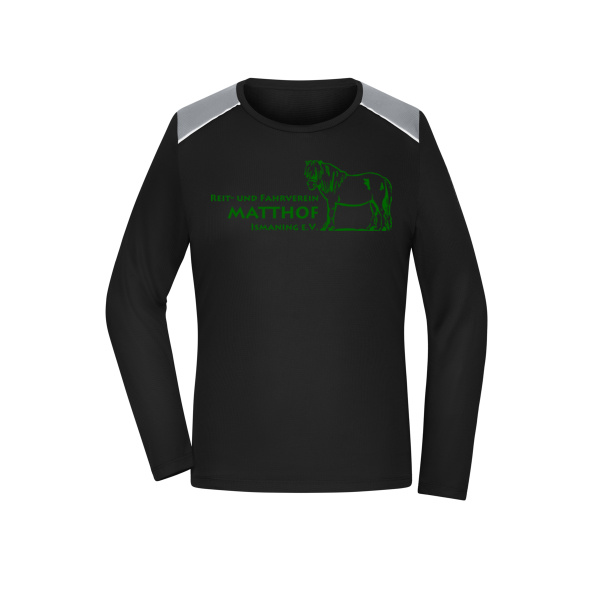 Brustdruck Groß - Ladies' Running Shirt Longsleeve  GRS Miniaturansicht